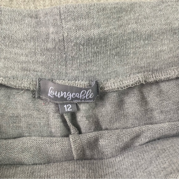 ASOS Loungeable mix & match cheeky lounge short in grey, Size US 8 - Picture 6 of 8